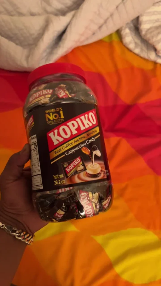 Kopiko candy shown in rashed khan's customer video