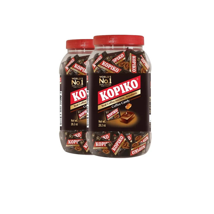 Coffee candy jars, Two 28.2 oz jars